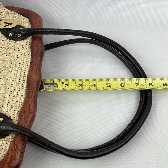 Vanessa Woven Straw Hand/Shoulder Bag - Picture 12 of 14